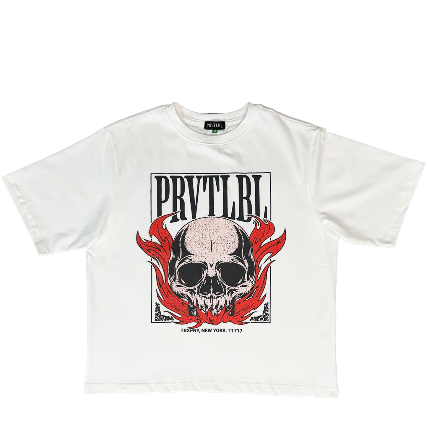 910 Flamers Skull Tee